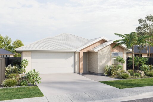 Lot 134 Belfast Subdivision   Render New Elevation   Option 3   The Brickery 70 Series 2