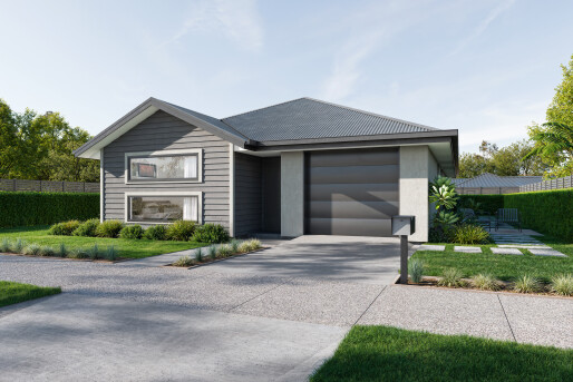 Lot 143 Arbor Green   Render Option 5 Rockcote Black White & Linea Mid grey   Final