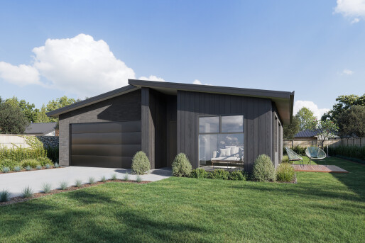 Lot 159 Arbor Green Render New Elevations Monopitch Option 7 The Brickery Chiffon All Black Final