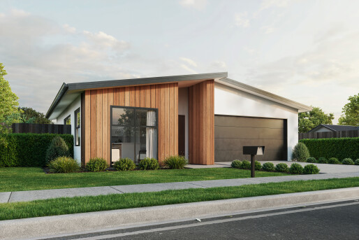 Lot 203 Arbor Green Render New Elevation Monopitch Option 4 Rockcote 1 Final