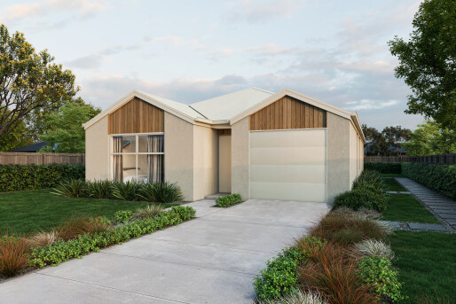 Lot 507 Earlsbrook   Render Option 6 Rockcote Black White & Cedar Mainsail   Final