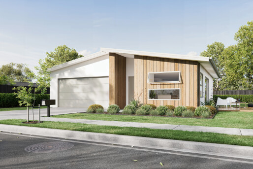 Lot 61 Kennedys Quarry   Render New Elevation Monopitch   Option 3   Rockcote 1 Final