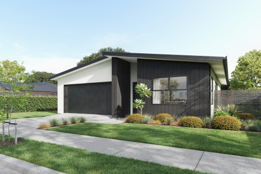 Lot 819 Arbor Green Render New Elevation Monopitch Option 5 Rockcote 2 Final