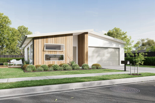 Lot 841 Arbor Green Render New Elevation Monopitch Option 3 Rockcote 1 Final